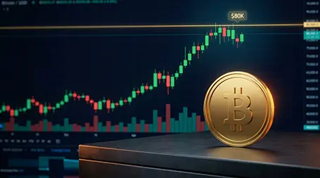 بیت کوین در 80 هزار دلار