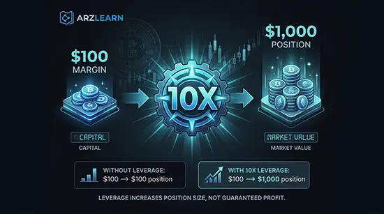 نحوه کار کردن اهرم 10x