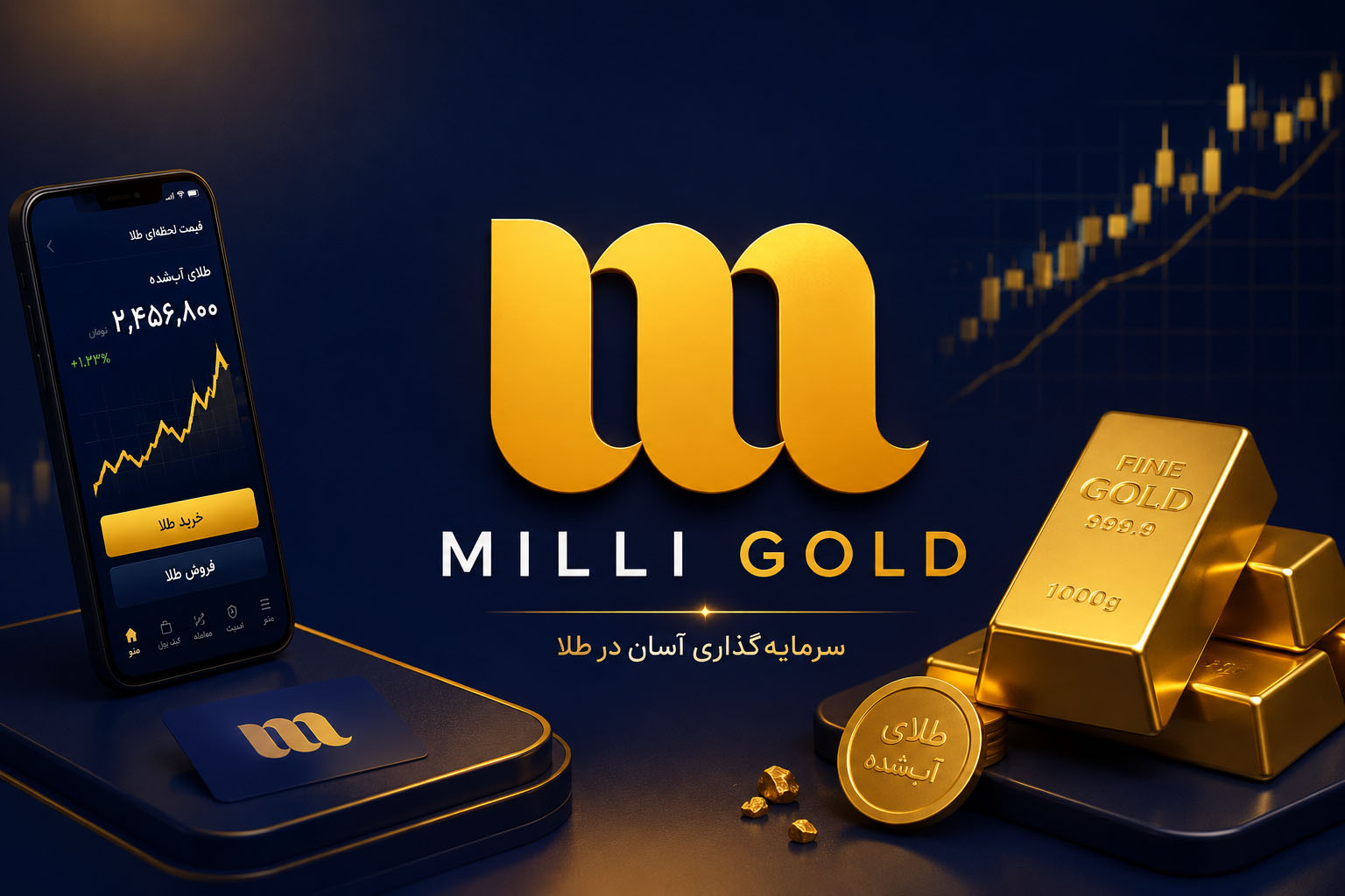 معرفی میلی گلد | بررسی امکانات، امنیت، خرید و فروش و مزایای Milli Gold