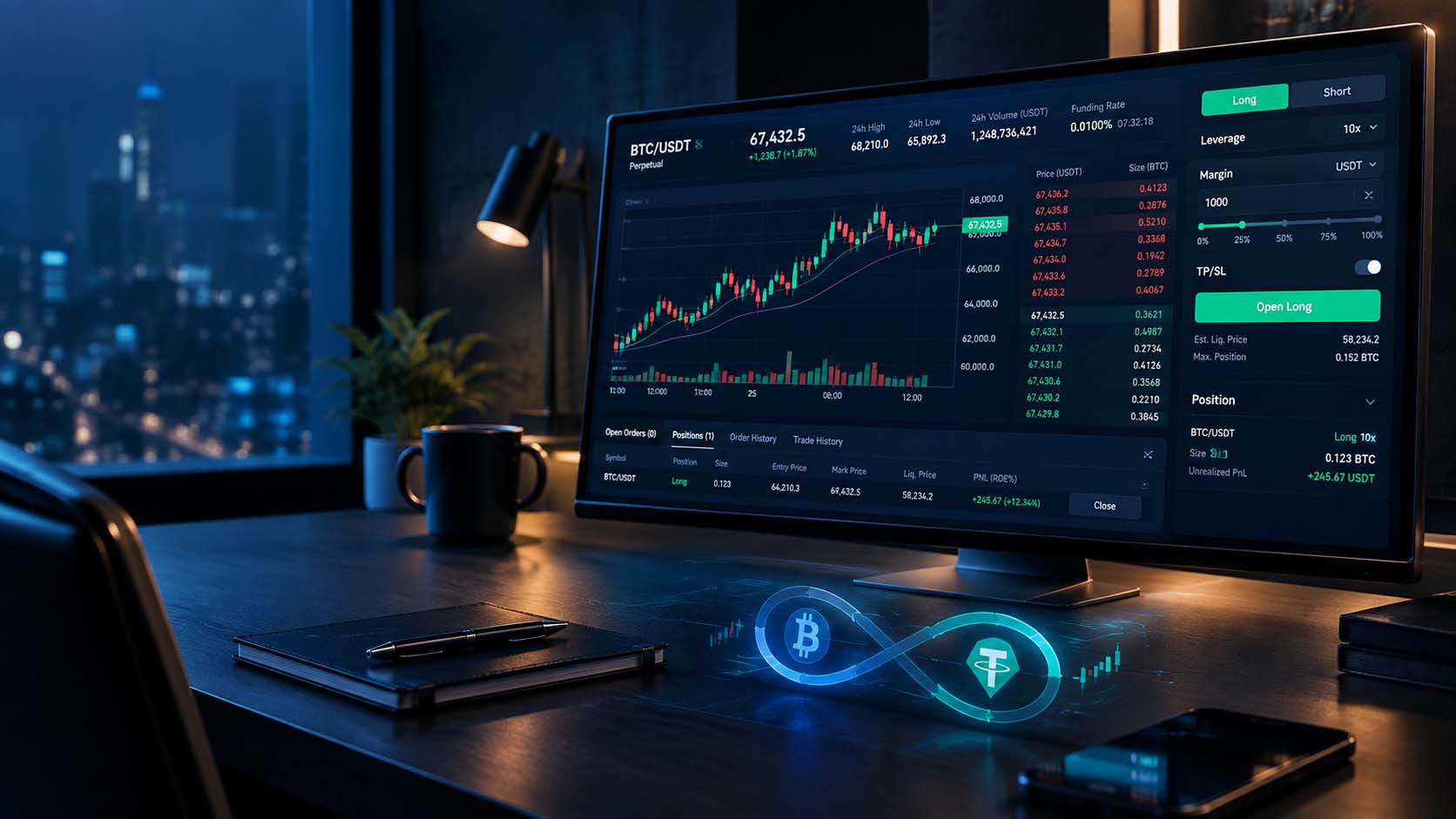 معاملات پرپچوال چیست؟ آموزش Perpetual Futures و تفاوت با اسپات