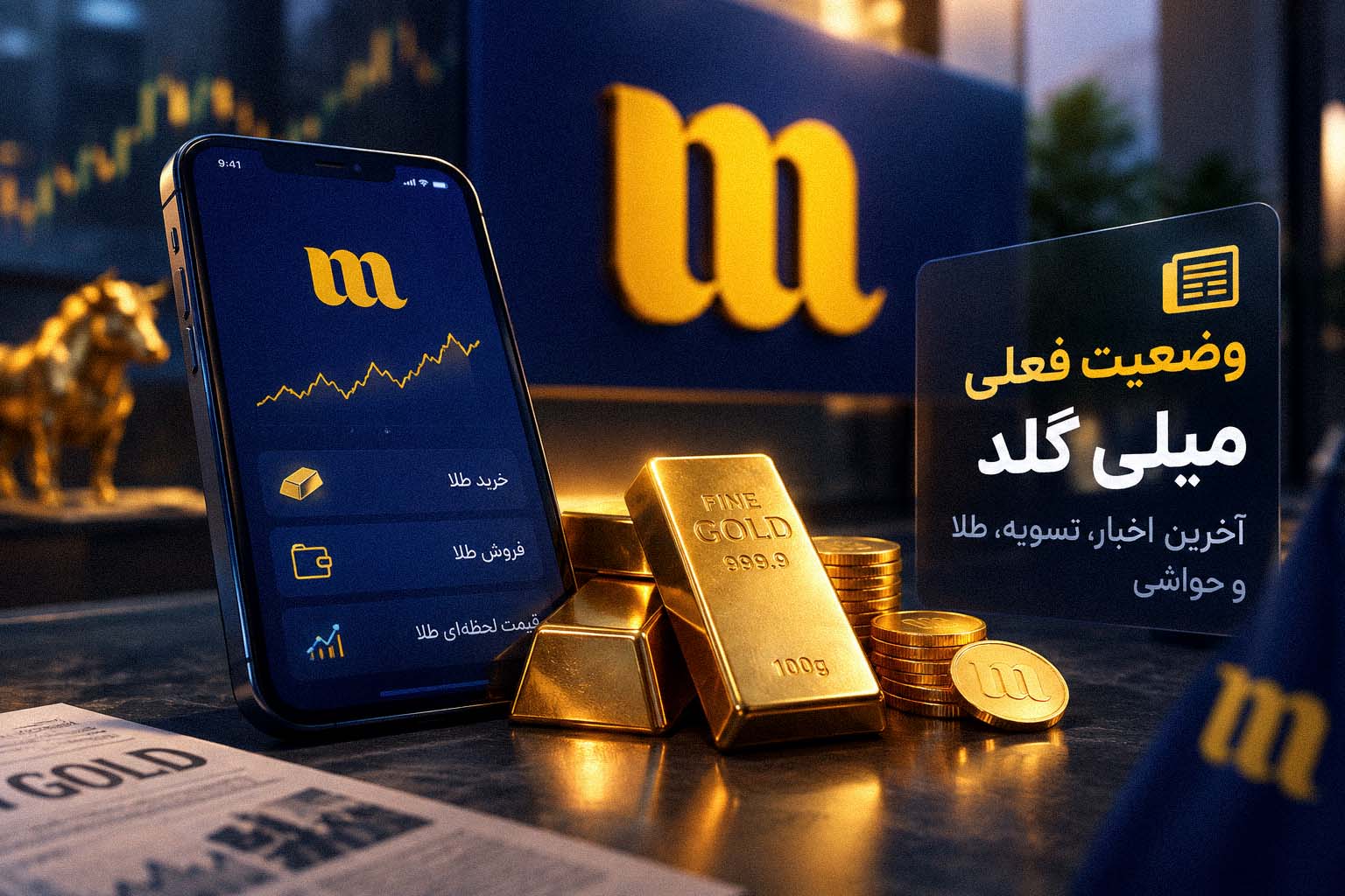 وضعیت فعلی میلی گلد چیست؟ آخرین اخبار تسویه، طلا و حواشی میلی گلد