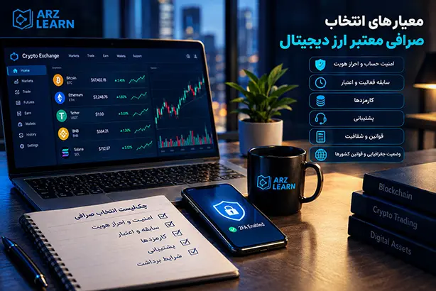  معیارهای انتخاب صرافی معتبر ارز دیجیتال و بررسی امنیت صرافی
