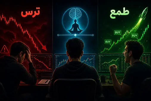 ترس و طمع در ترید