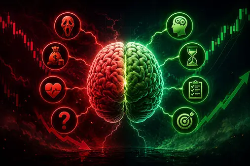 مغز تریدر برنده و بازنده